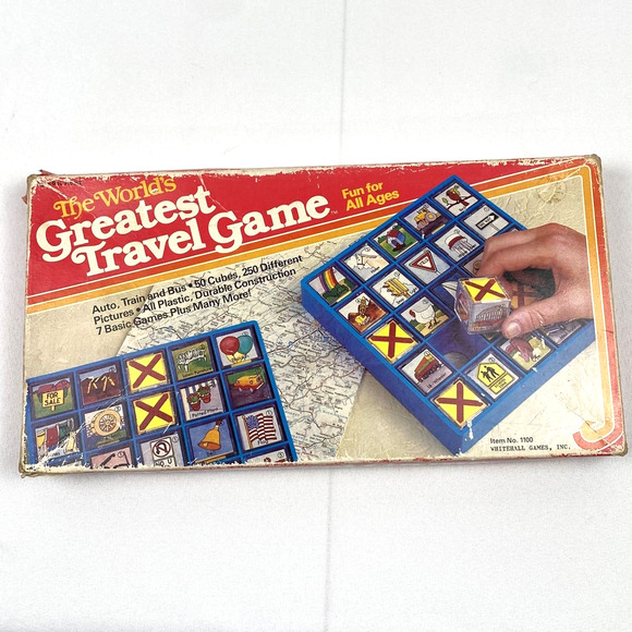 Unique Vintage Games Vintage The Worlds Greatest Travel Game 5